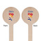 Cheerleader Wooden 6" Stir Stick - Round - Double Sided - Front & Back