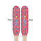 Cheerleader Wooden Food Pick - Paddle - Double Sided - Front & Back