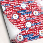 Cheerleader Wrapping Paper Sheets (Personalized)