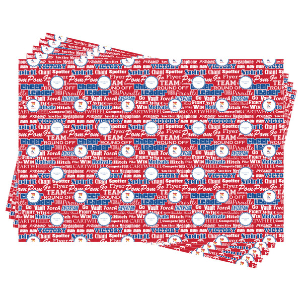 Cheerleader Wrapping Paper - Front & Back - Sheets Approval