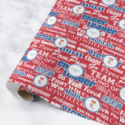 Cheerleader Wrapping Paper Roll - Medium - Matte (Personalized)