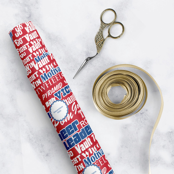 Cheerleader Wrapping Paper Rolls - Lifestyle 1