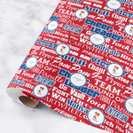 Cheerleader Wrapping Paper Roll - Medium (Personalized)