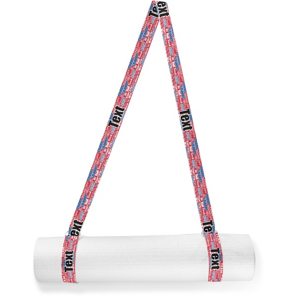 Custom Cheerleader Yoga Mat Strap (Personalized)