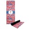 Cheerleader Yoga Mat with Black Rubber Back Full Print View