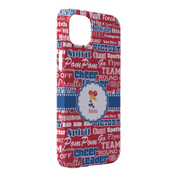 Cheerleader iPhone Case - Plastic - iPhone 14 Plus (Personalized)