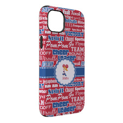 Cheerleader iPhone Case - Rubber Lined - iPhone 14 Plus (Personalized)