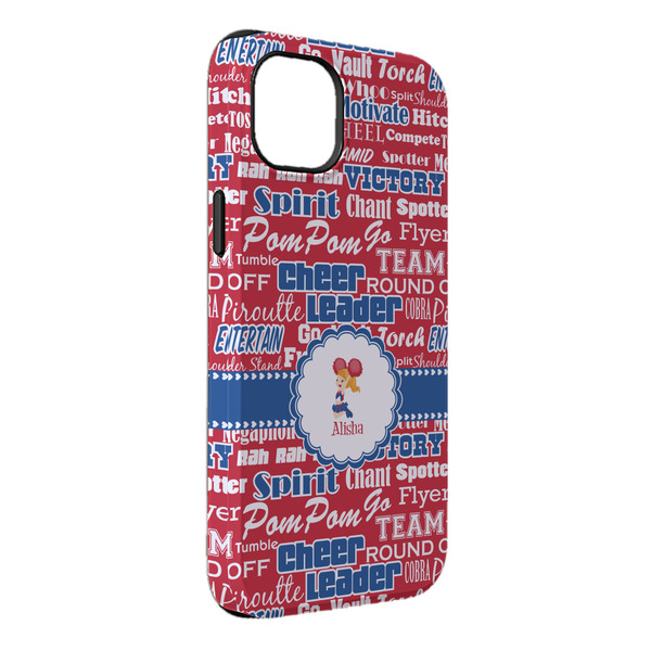 Custom Cheerleader iPhone Case - Rubber Lined - iPhone 14 Pro Max (Personalized)