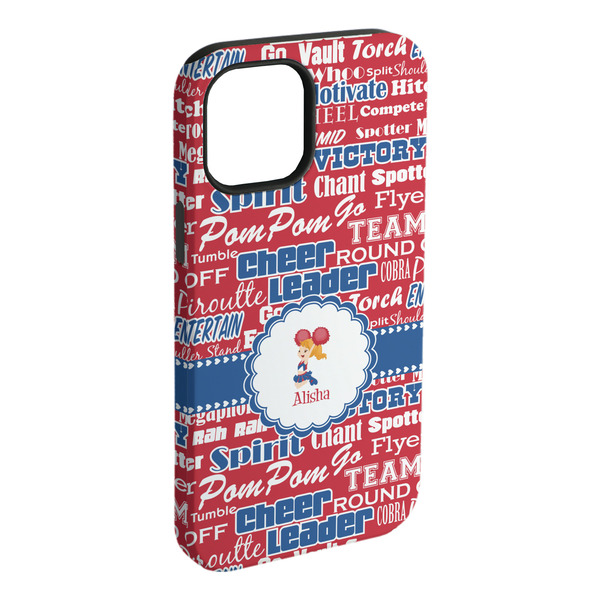 Custom Cheerleader iPhone Case - Rubber Lined - iPhone 15 Pro Max (Personalized)