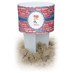 Cheerleader Beach Spiker Drink Holder (Personalized)