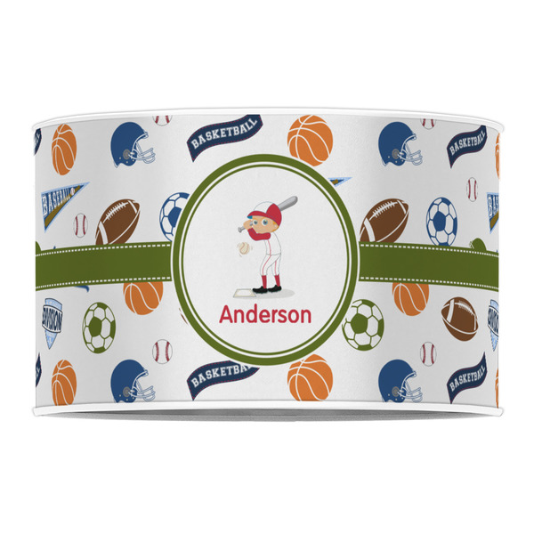 Sports 12" Drum Lampshade - FRONT (Poly Film)