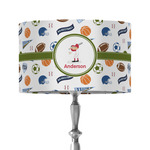 Sports 12" Drum Lamp Shade - Fabric (Personalized)