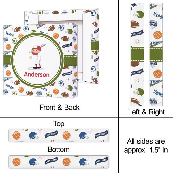 Sports 12x12 - Canvas Print - Approval