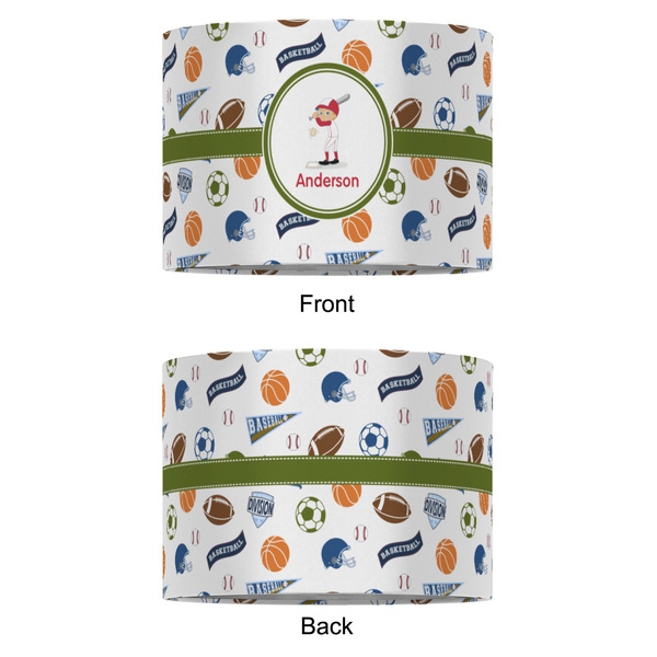 Sports 16" Drum Lampshade - APPROVAL (Fabric)