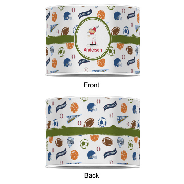 Sports 16" Drum Lampshade - APPROVAL (Poly Film)