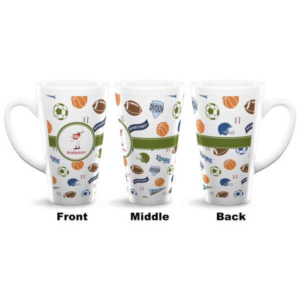 Sports 16 Oz Latte Mug - Approval