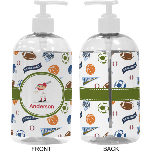 Sports 16 oz Plastic Liquid Dispenser- Approval- White