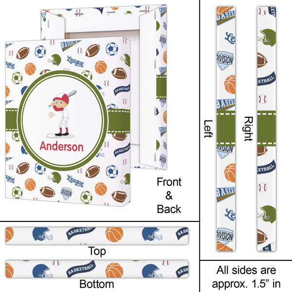 Sports 16x20 - Canvas Print - Approval