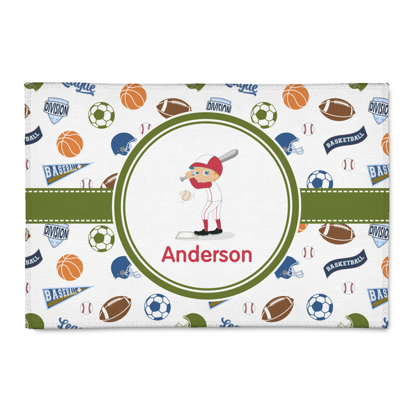 Custom Sports 2' x 3' Indoor Area Rug (Personalized)