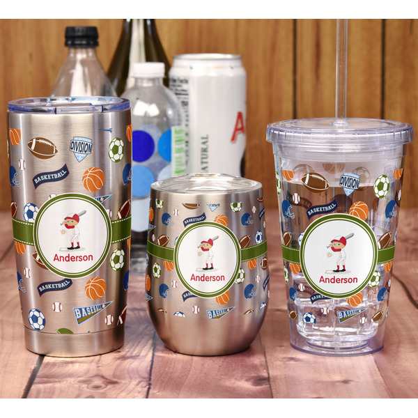 Sports 20oz SS Tumbler - Full Print - In Context