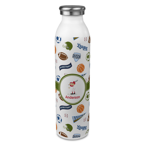 Custom Sports 20oz Stainless Steel Water Bottle - Full Print (Personalized)