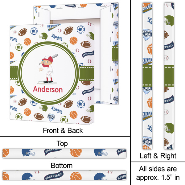 Sports 20x24 - Canvas Print - Approval