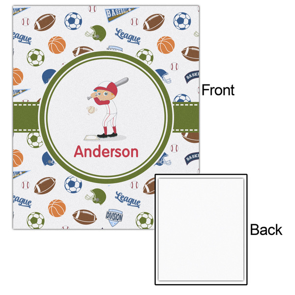 Sports 20x24 - Matte Poster - Front & Back