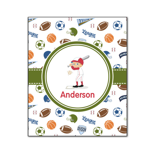 Sports 20x24 Wood Print - Front View