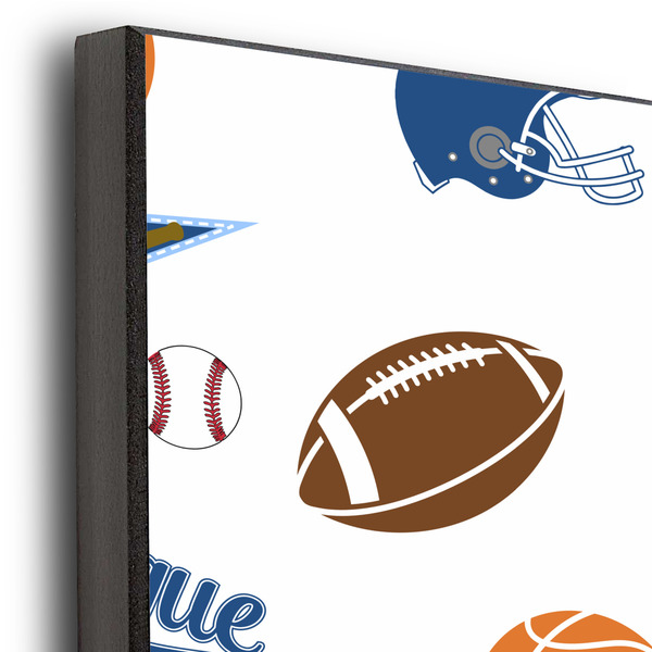 Sports 20x30 Wood Print - Closeup