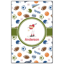 Sports Wood Print - 20x30 (Personalized)