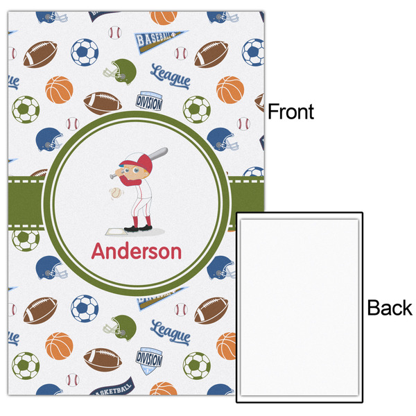 Sports 24x36 - Matte Poster - Front & Back