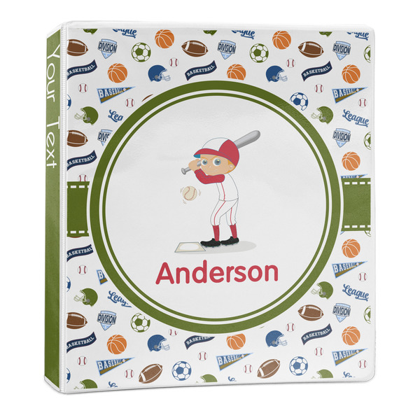 Sports 3-Ring Binder Main- 1in