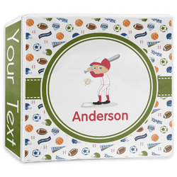 Sports 3-Ring Binder - 3 inch (Personalized)