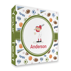 Sports 3 Ring Binder - Full Wrap - 2" (Personalized)