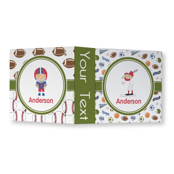 Sports 3 Ring Binders - Full Wrap - 3" - OPEN OUTSIDE