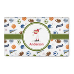 Sports 3' x 5' Indoor Area Rug (Personalized)