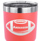 Sports 30 oz Stainless Steel Ringneck Tumbler - Coral - CLOSE UP
