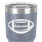 Sports 30 oz Stainless Steel Ringneck Tumbler - Grey - Close Up