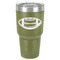 Sports 30 oz Stainless Steel Tumbler - Olive - Single-Sided (Personalized)