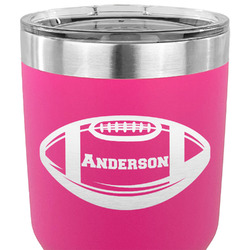 Sports 30 oz Stainless Steel Tumbler - Pink - Single Sided (Personalized)