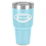 Sports 30 oz Stainless Steel Tumbler - Teal - Single-Sided (Personalized)