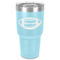 Sports 30 oz Stainless Steel Ringneck Tumbler - Teal - Front