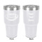 Sports 30 oz Stainless Steel Tumbler - White - Double-Sided (Personalized)