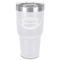 Sports 30 oz Stainless Steel Ringneck Tumbler - White - Front