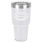 Sports 30 oz Stainless Steel Tumbler - White - Single-Sided (Personalized)