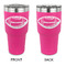 Sports 30 oz Stainless Steel Tumbler - Pink - Double Sided (Personalized)