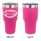 Sports 30 oz Stainless Steel Ringneck Tumblers - Pink - Single Sided - APPROVAL