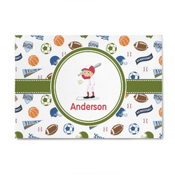 Sports 4' x 6' Patio Rug (Personalized)