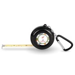 Sports Pocket Tape Measure - 6 Ft w/ Carabiner Clip (Personalized)