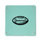 Sports 6" x 6" Teal Leatherette Snap Up Tray - APPROVAL